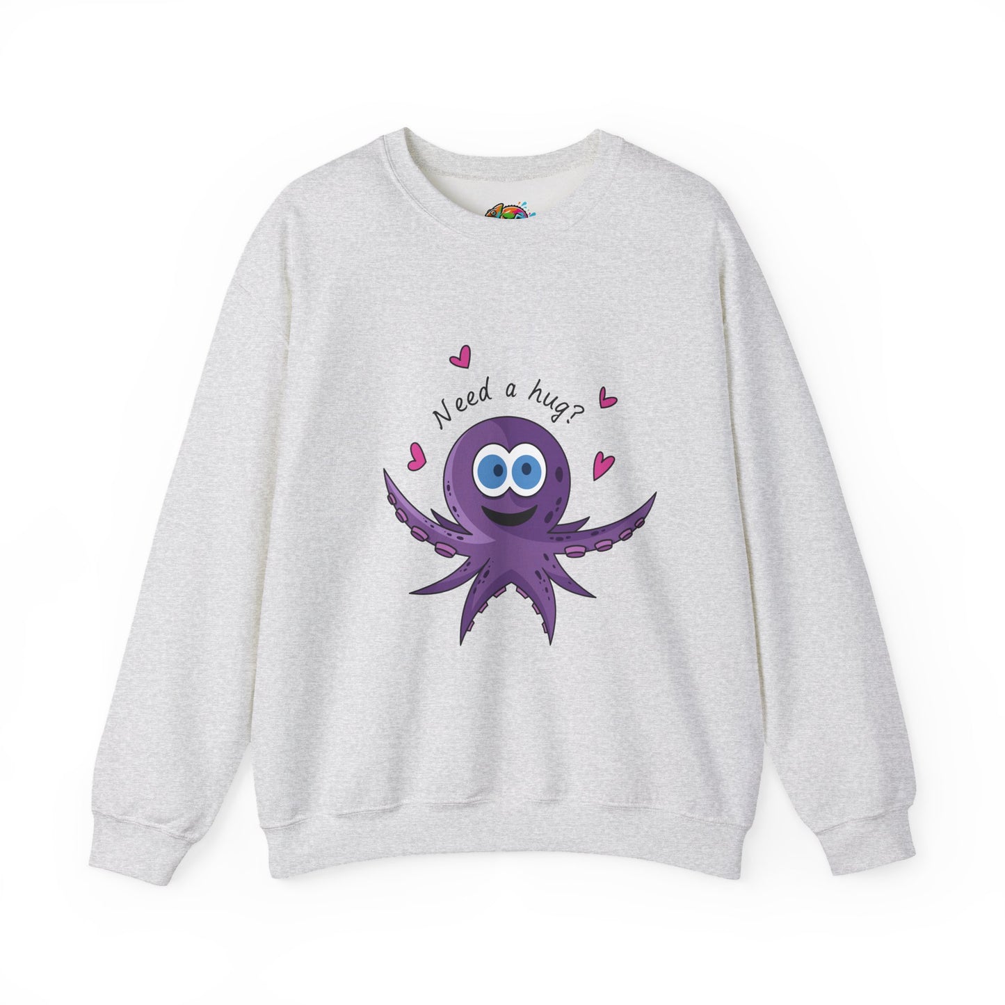 Unisex Heavy Blend™ Crewneck Sweatshirt (Octopus Hug)