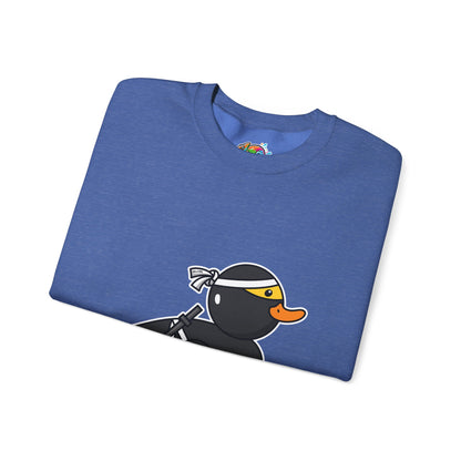 Unisex Heavy Blend™ Crewneck Sweatshirt (Ninja Duck)