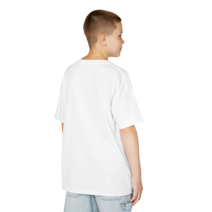 Kids Heavy Cotton T-Shirt (I'm not made for this - Snowmobiler)