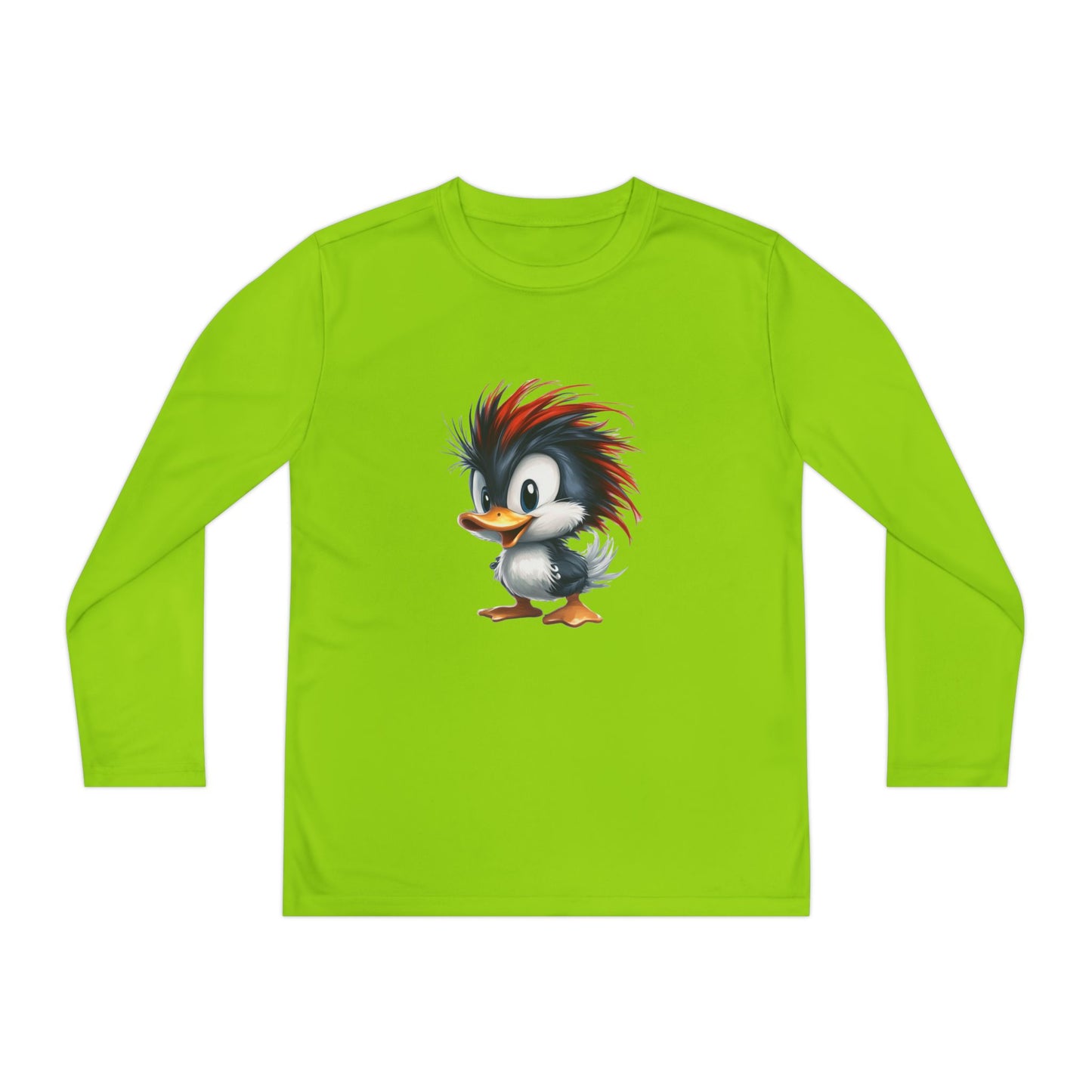 Youth Long Sleeve Competitor Tee (Red Hair Duck)