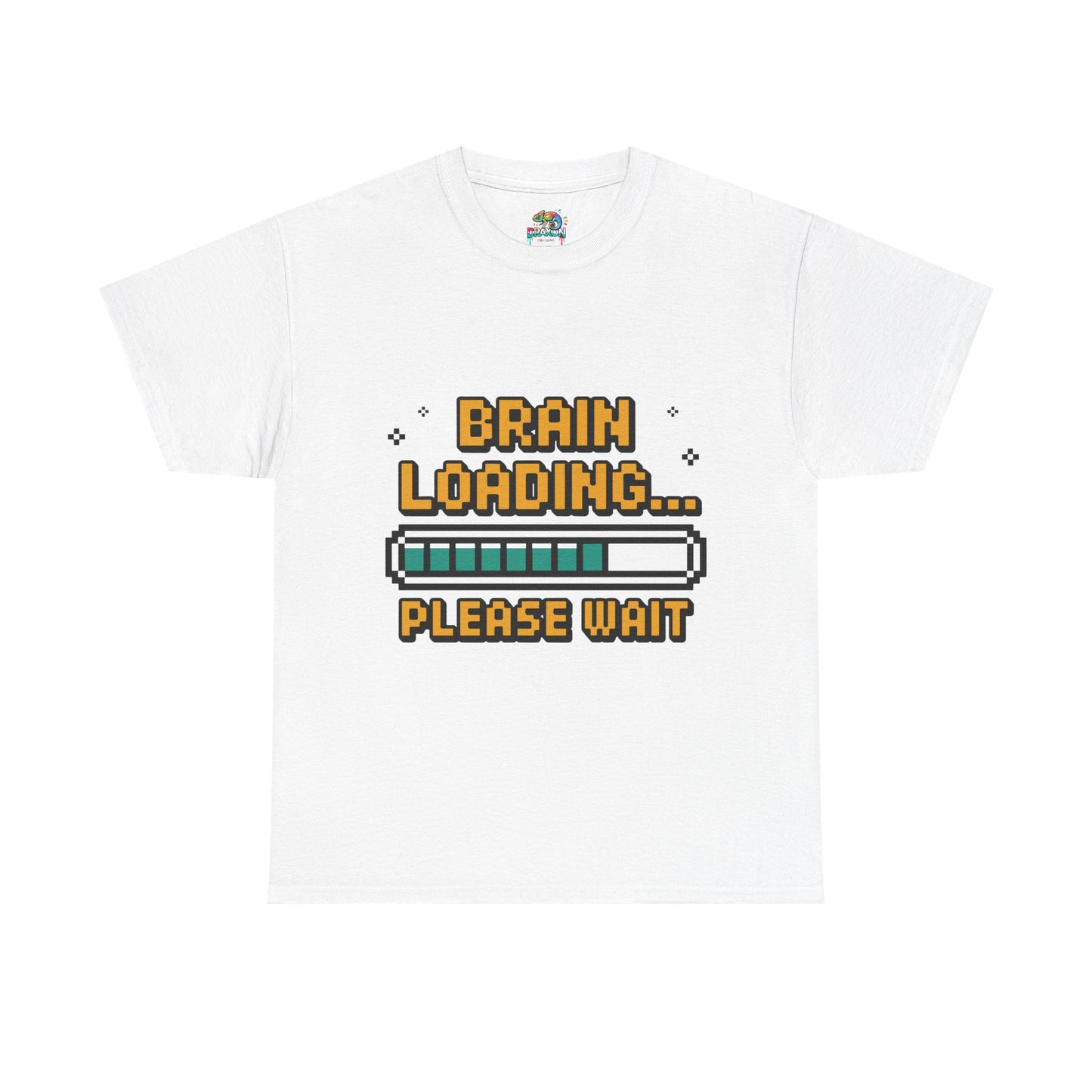 Unisex Heavy Cotton Tee (Brain Loading...Please Wait)