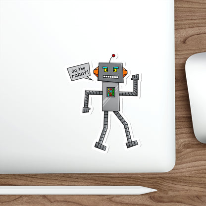 Die-Cut Stickers | Vibrant Art for Personalization (Do the Robot)