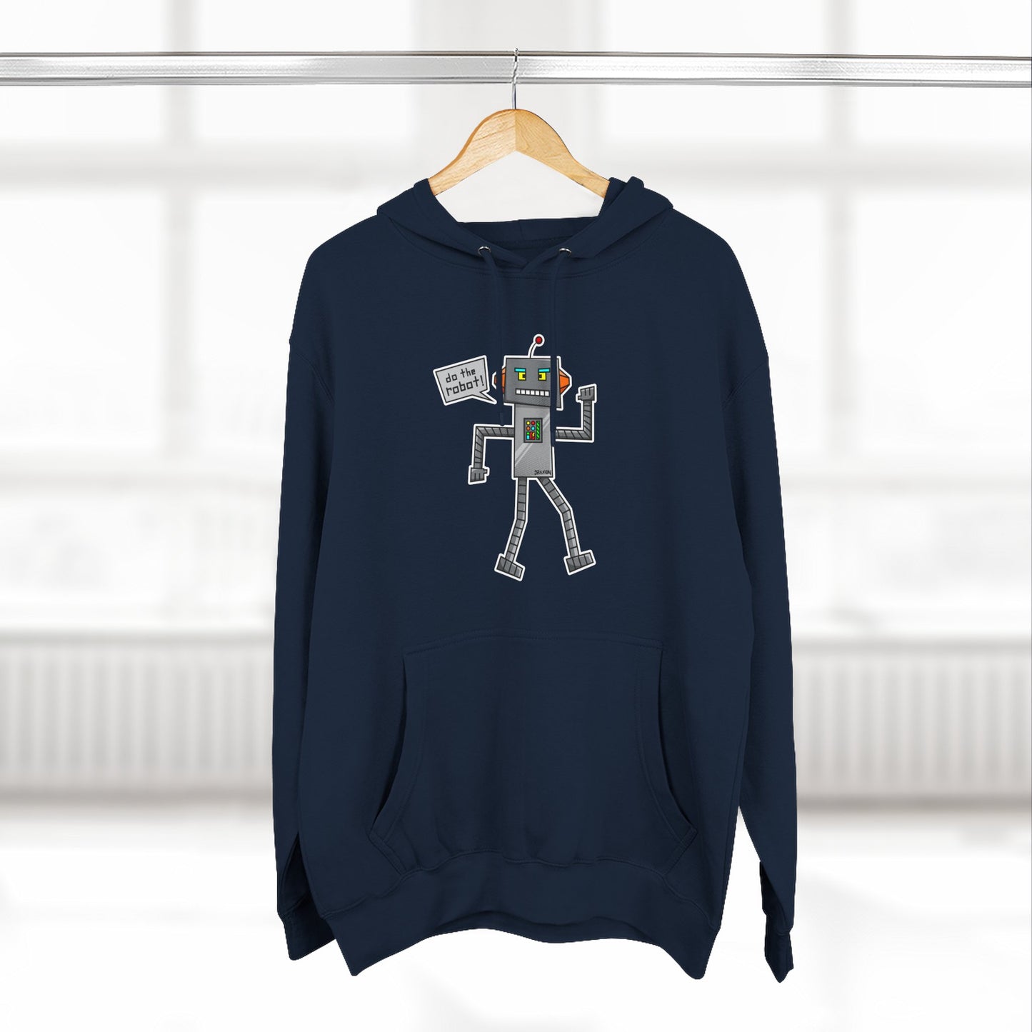 Three-Panel Fleece Hoodie (Do the Robot)