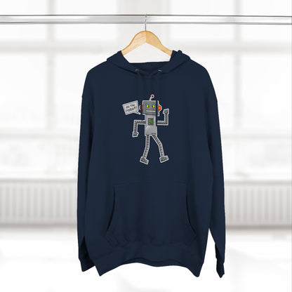 Three-Panel Fleece Hoodie (Do the Robot)