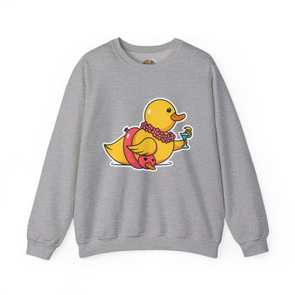 Unisex Heavy Blend™ Crewneck Sweatshirt (Tropical Duck)