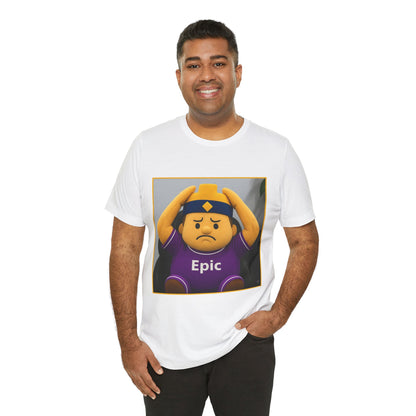 Epic Tee - Casual Unisex Jersey Short Sleeve Shirt with Playful Design (CLASH)