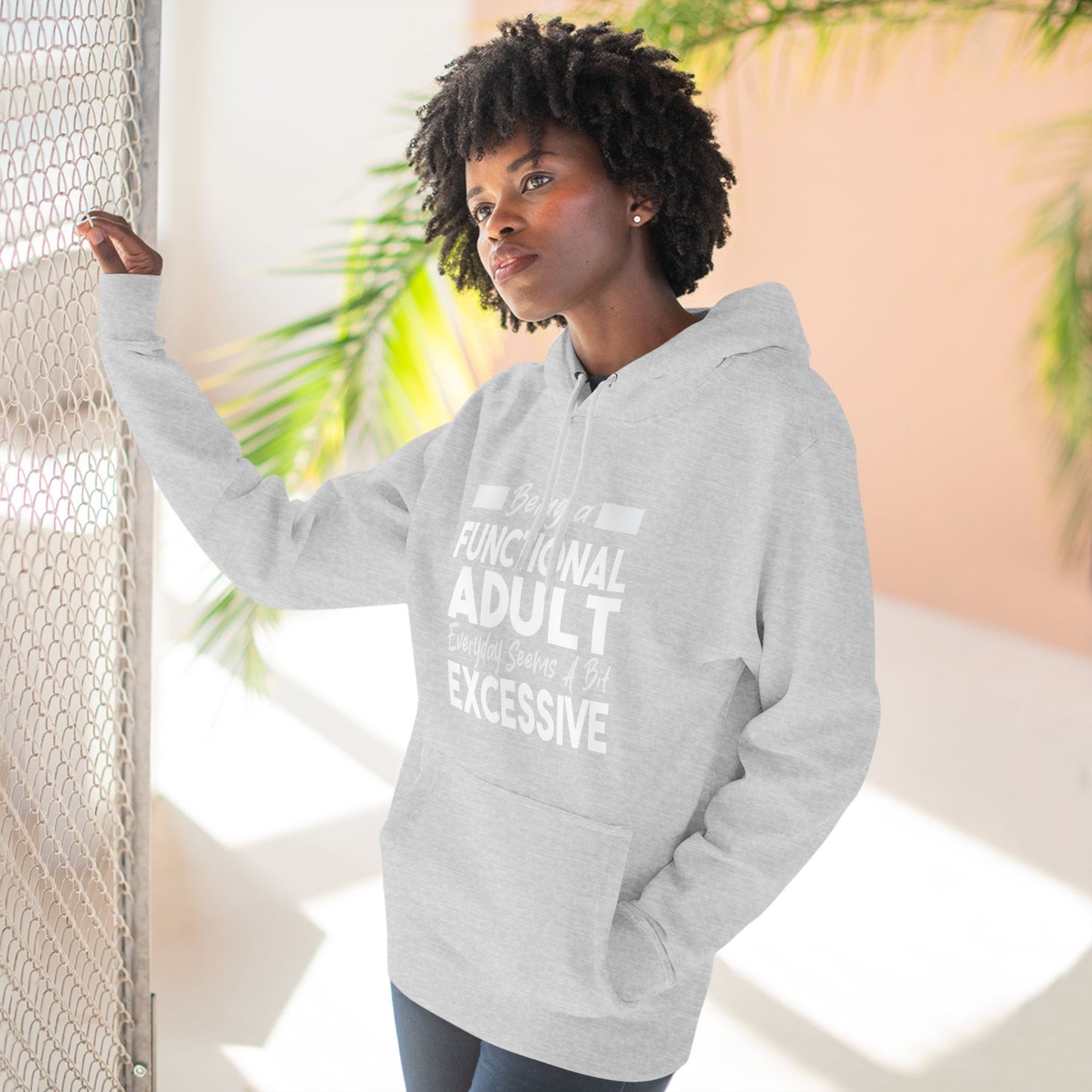 Three-Panel Fleece Hoodie (Being Adult, Seems Excessive)