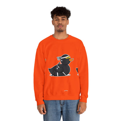 Unisex Heavy Blend™ Crewneck Sweatshirt (Ninja Duck)
