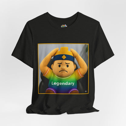 Legendary Tee - Casual Unisex Jersey Short Sleeve Shirt with Playful Design (CLASH)