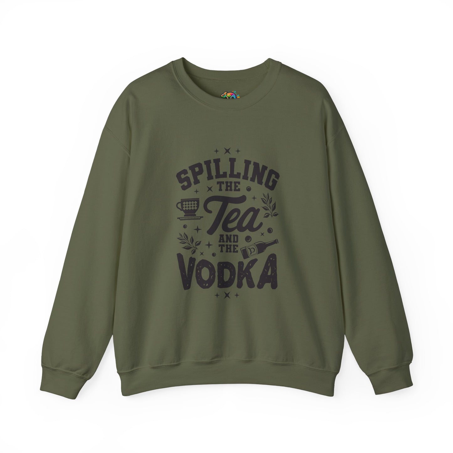 Unisex Heavy Blend™ Crewneck Sweatshirt (Spill Tea & Vodka)