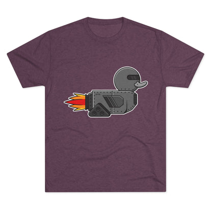Unisex Tri-Blend Crew Tee (Robot Duck)