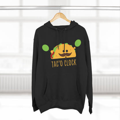 Three-Panel Fleece Hoodie (Tac'O Clock)