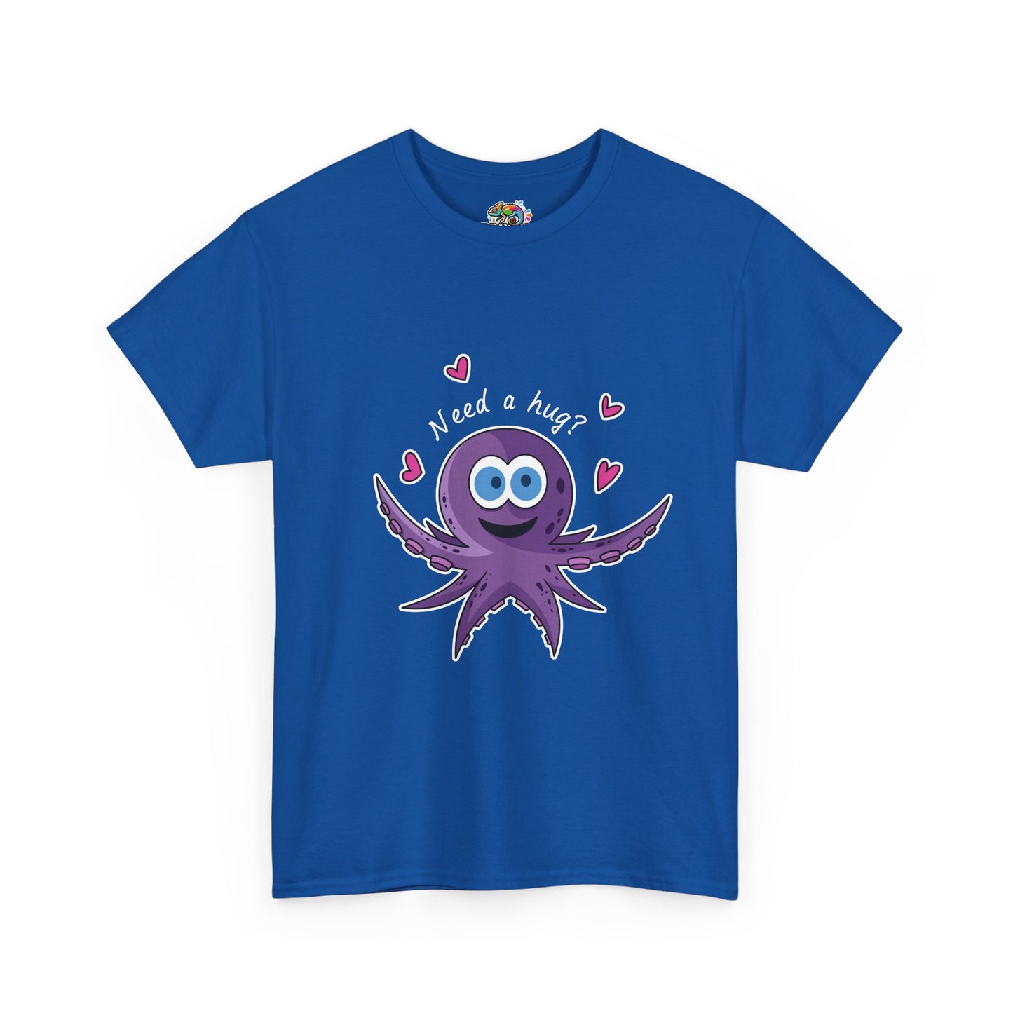 Unisex Heavy Cotton Tee (Octopus Hug)