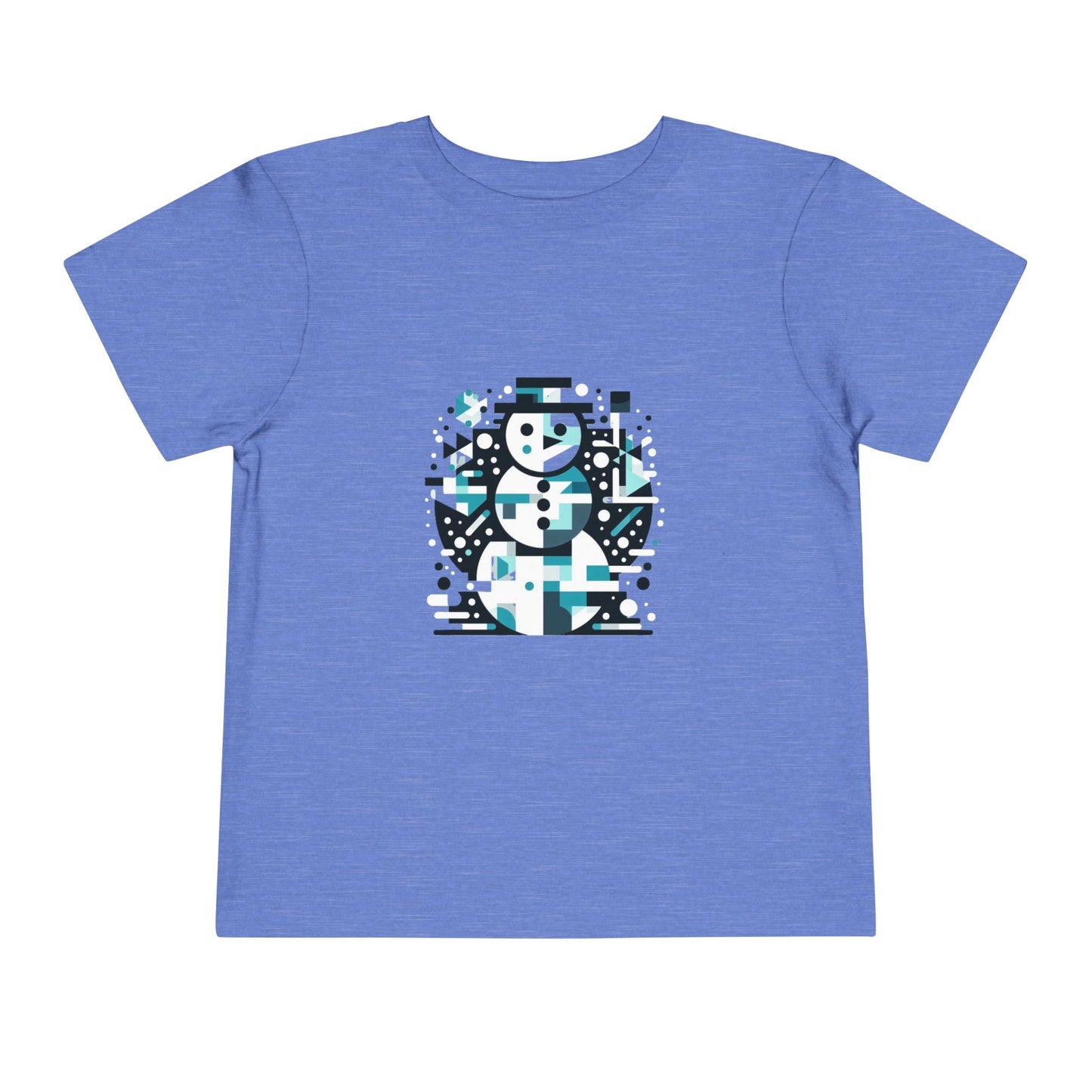 Toddler Short Sleeve Tee (Abstract Snowman)