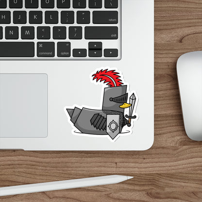 Die-Cut Stickers | Vibrant Art for Personalization (Knight Duck)