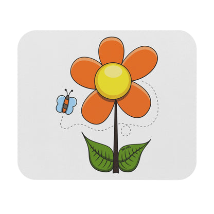Mouse Pad (Flower & Butterfly)