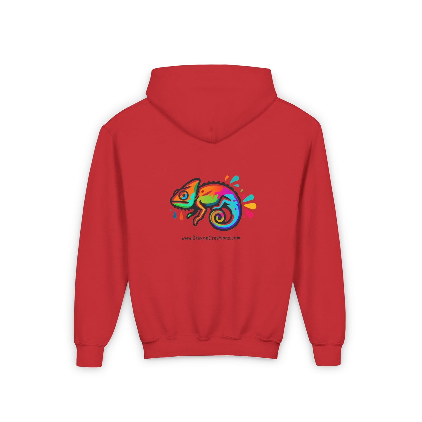 Youth Heavy Blend Hooded Sweatshirt (DC Logo 1)