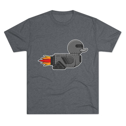 Unisex Tri-Blend Crew Tee (Robot Duck)