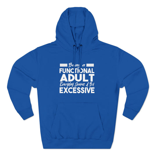 Three-Panel Fleece Hoodie (Being Adult, Seems Excessive)