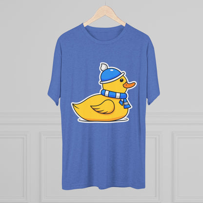 Unisex Tri-Blend Crew Tee (Chilly Duck)