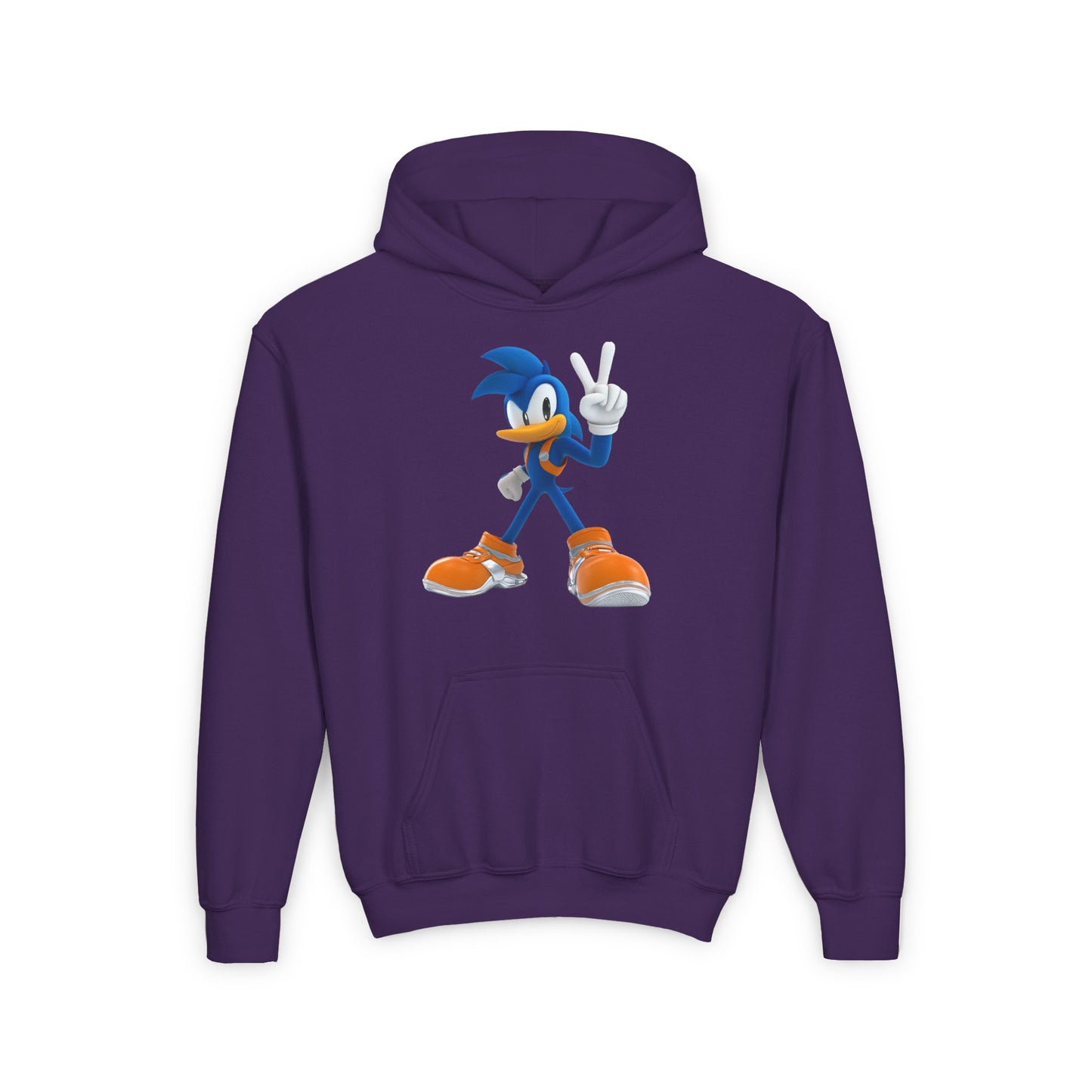 Youth Heavy Blend Hooded Sweatshirt (Peace Duck)