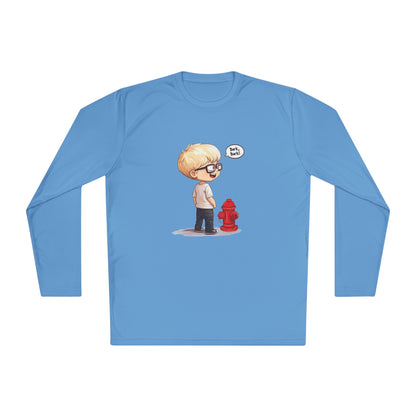 Unisex Lightweight Long Sleeve Tee (Bark Bark)