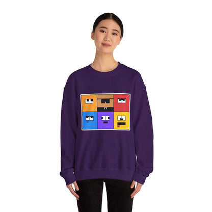 Unisex Heavy Blend™ Crewneck Sweatshirt (Emotion Blocks)