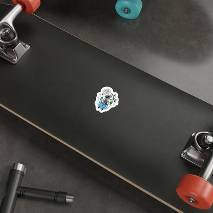 Die-Cut Stickers | Vibrant Art for Personalization (I'm not made for this - Snowmobiler)