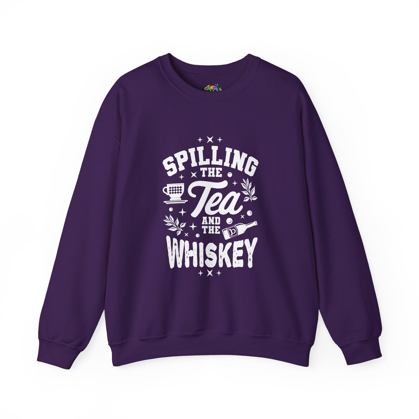 Unisex Heavy Blend™ Crewneck Sweatshirt (Spill Tea & Whiskey)