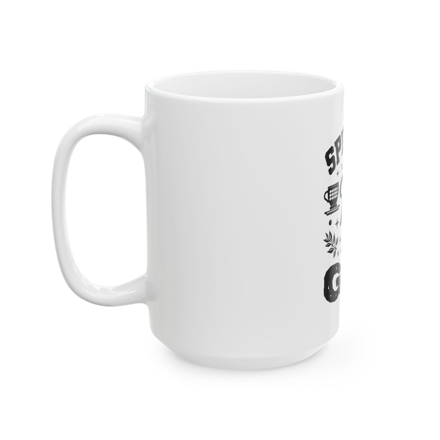 Ceramic Mug, 11oz, 15oz (Spill Tea & Gin)