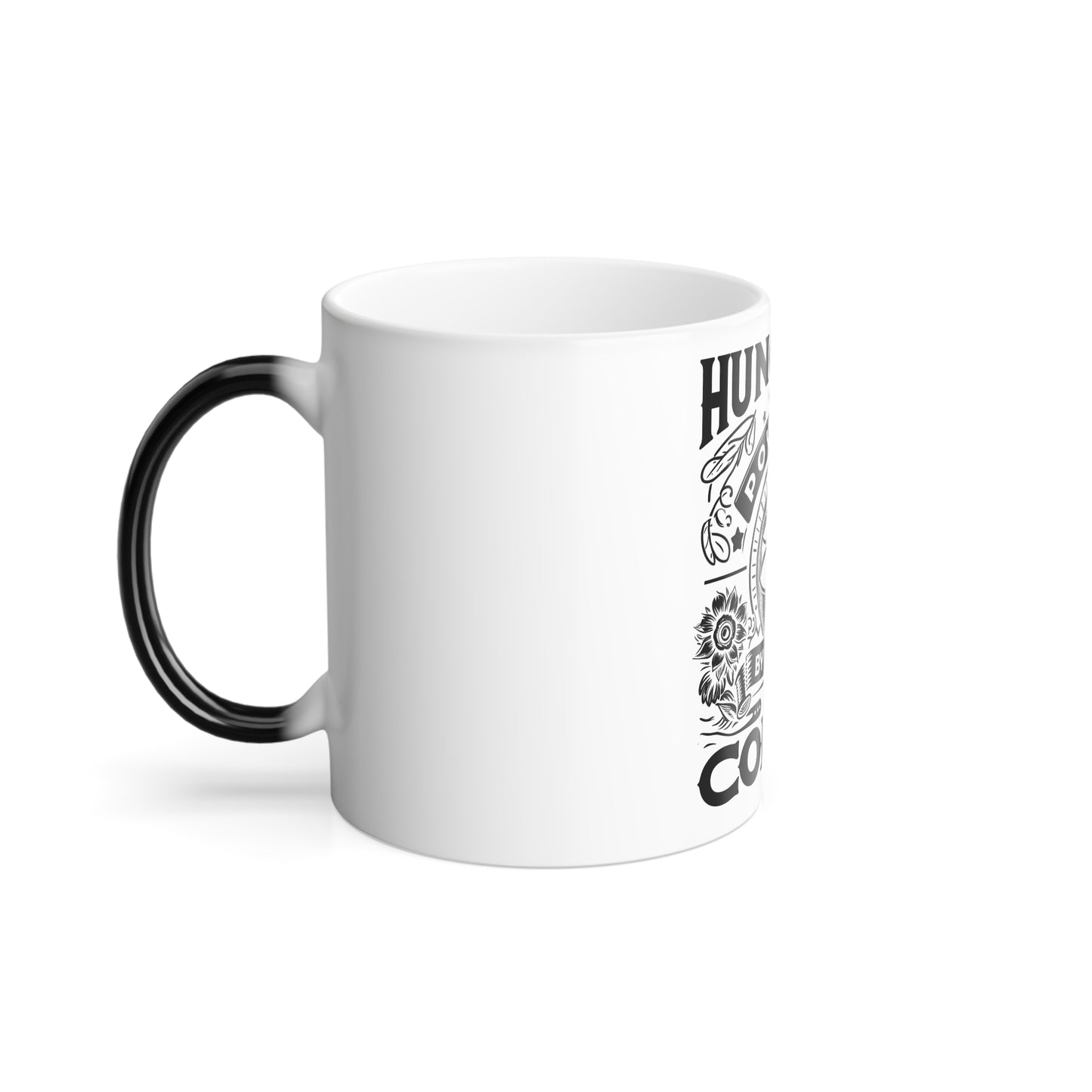 Color Morphing Mug, 11oz (Hungover - Powered by Coffee)