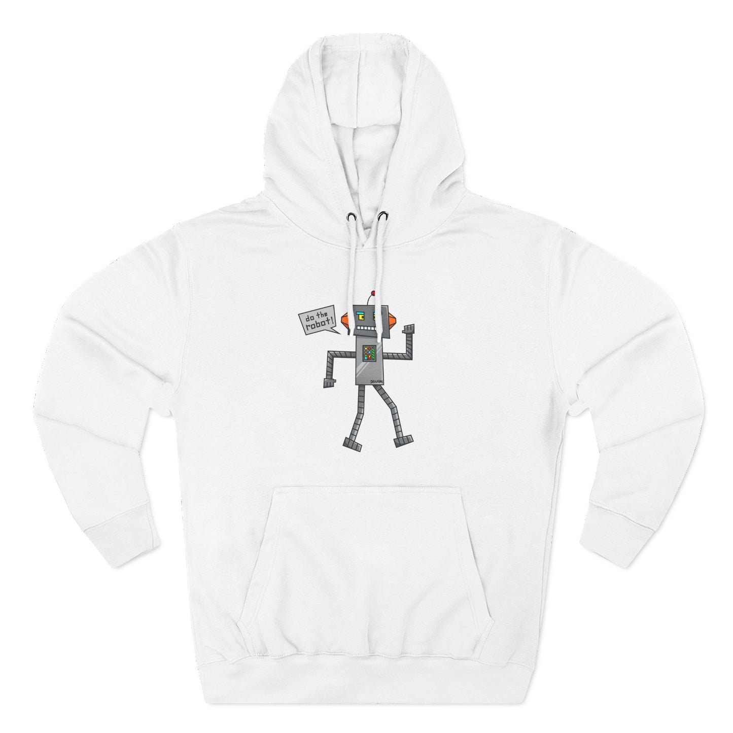 Three-Panel Fleece Hoodie (Do the Robot)