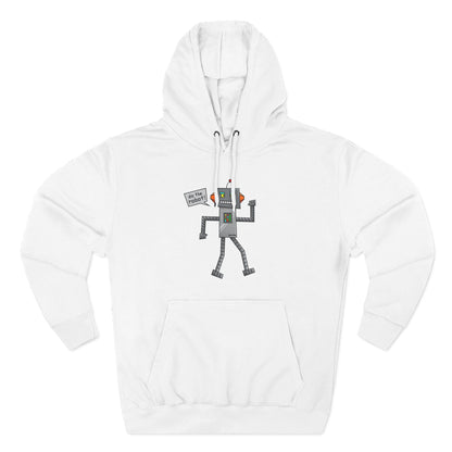 Three-Panel Fleece Hoodie (Do the Robot)