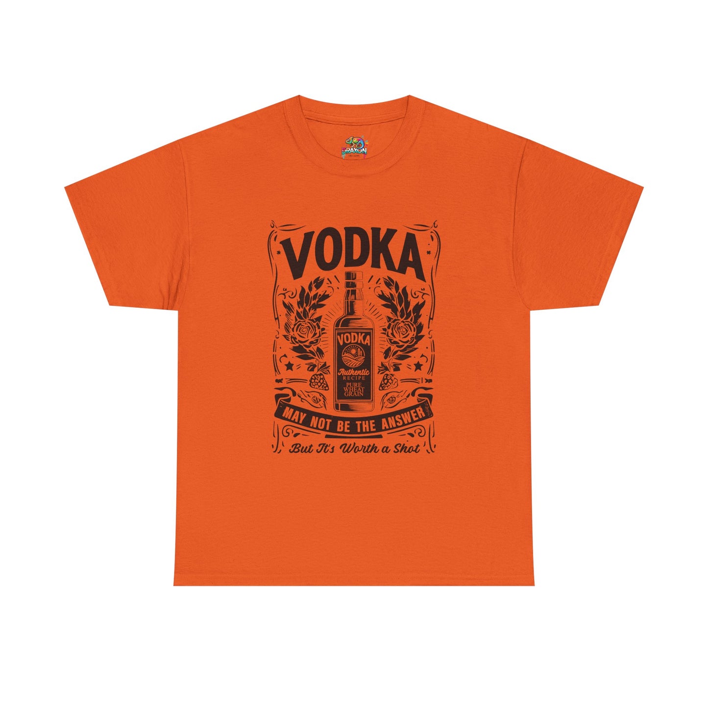 Unisex Heavy Cotton Tee (Vodka - Worth a Shot)