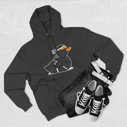 Three-Panel Fleece Hoodie (Ninja Duck)