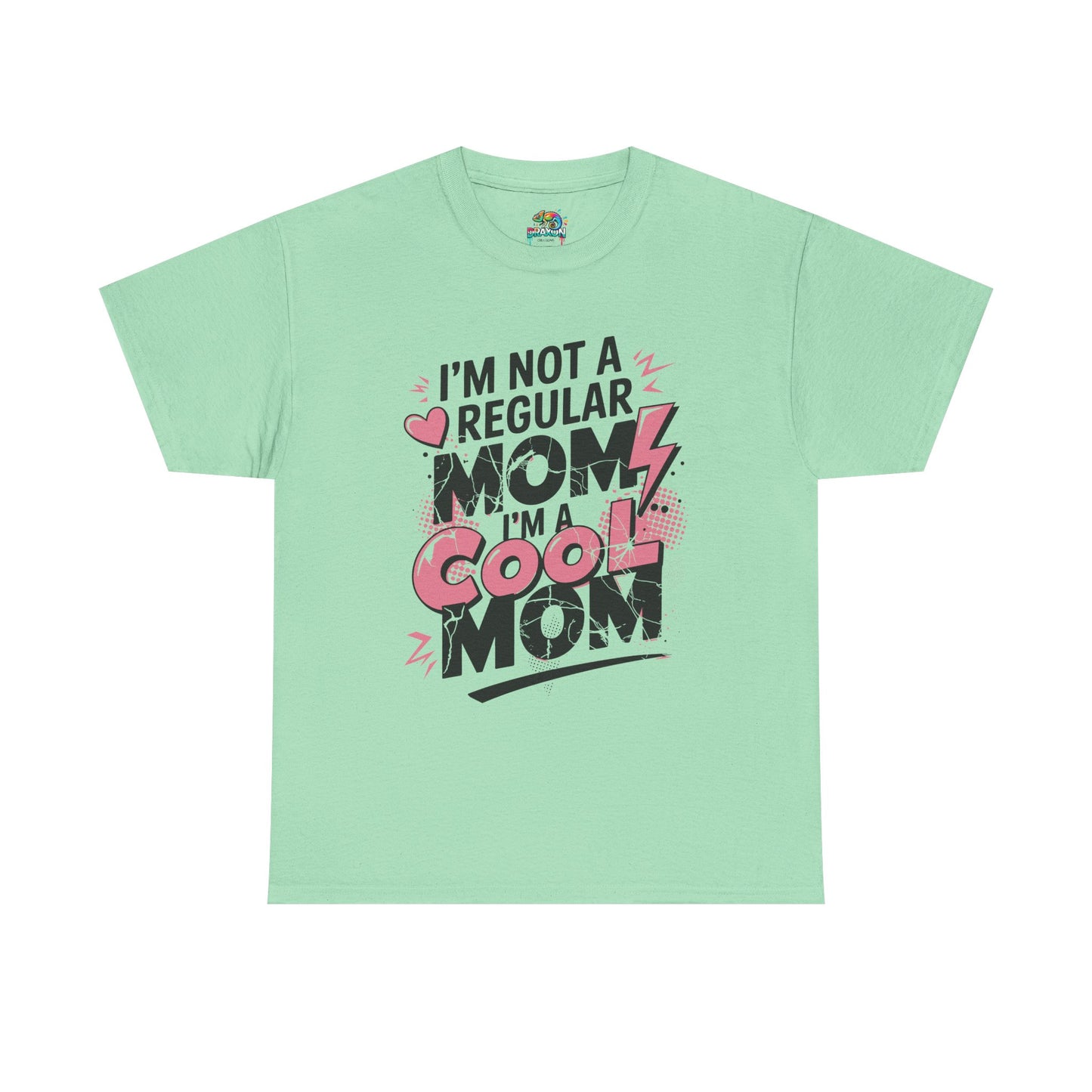 Unisex Heavy Cotton Tee (I'm Not a Regular Mom, I'm a Cool Mom)