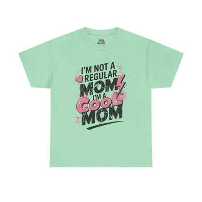 Unisex Heavy Cotton Tee (I'm Not a Regular Mom, I'm a Cool Mom)