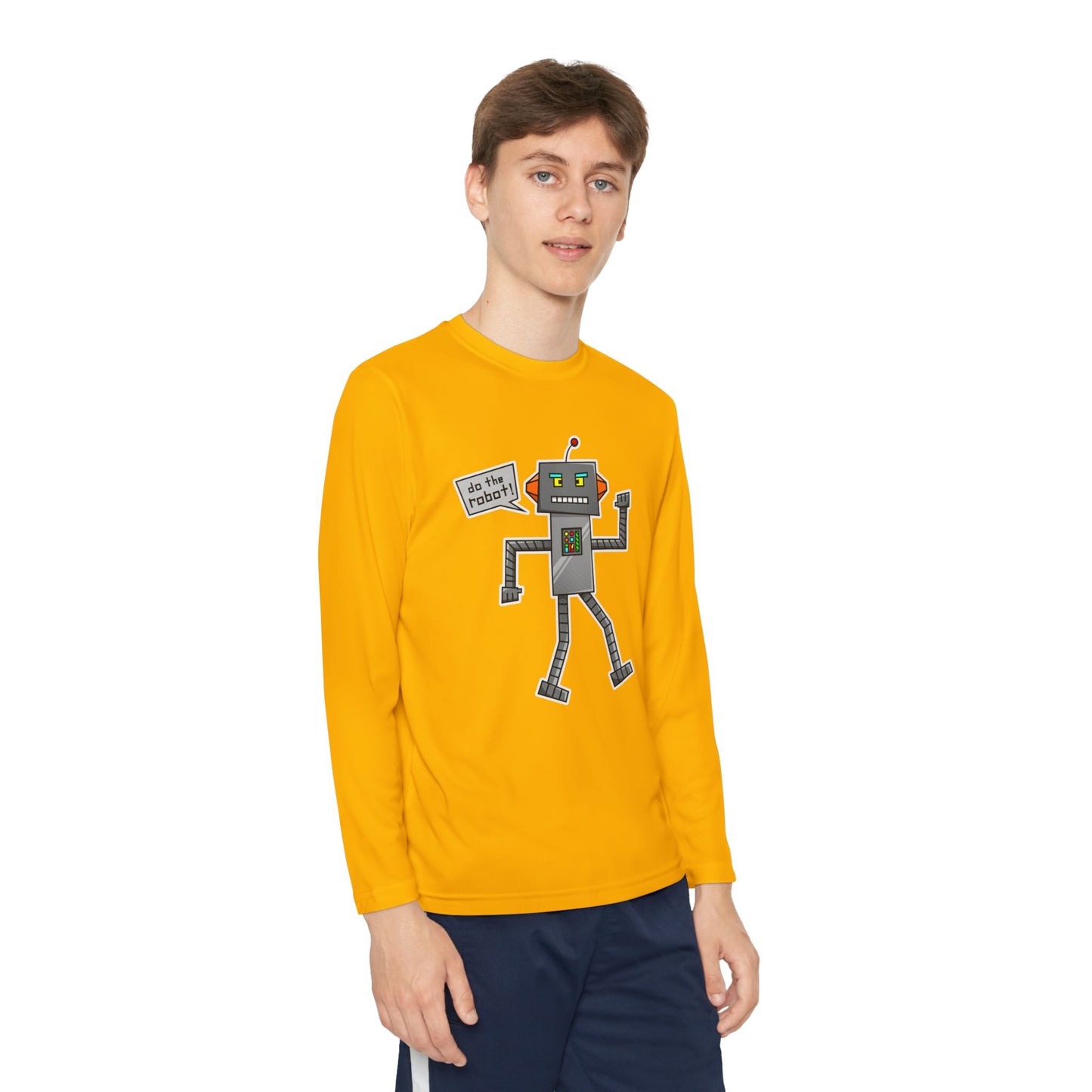 Youth Long Sleeve Competitor Tee (Do the Robot)