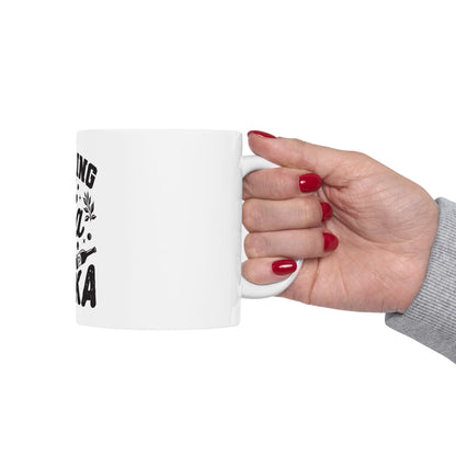 Ceramic Mug, 11oz, 15oz (Spill Tea & Vodka)