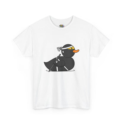 Unisex Heavy Cotton Tee (Ninja Duck)