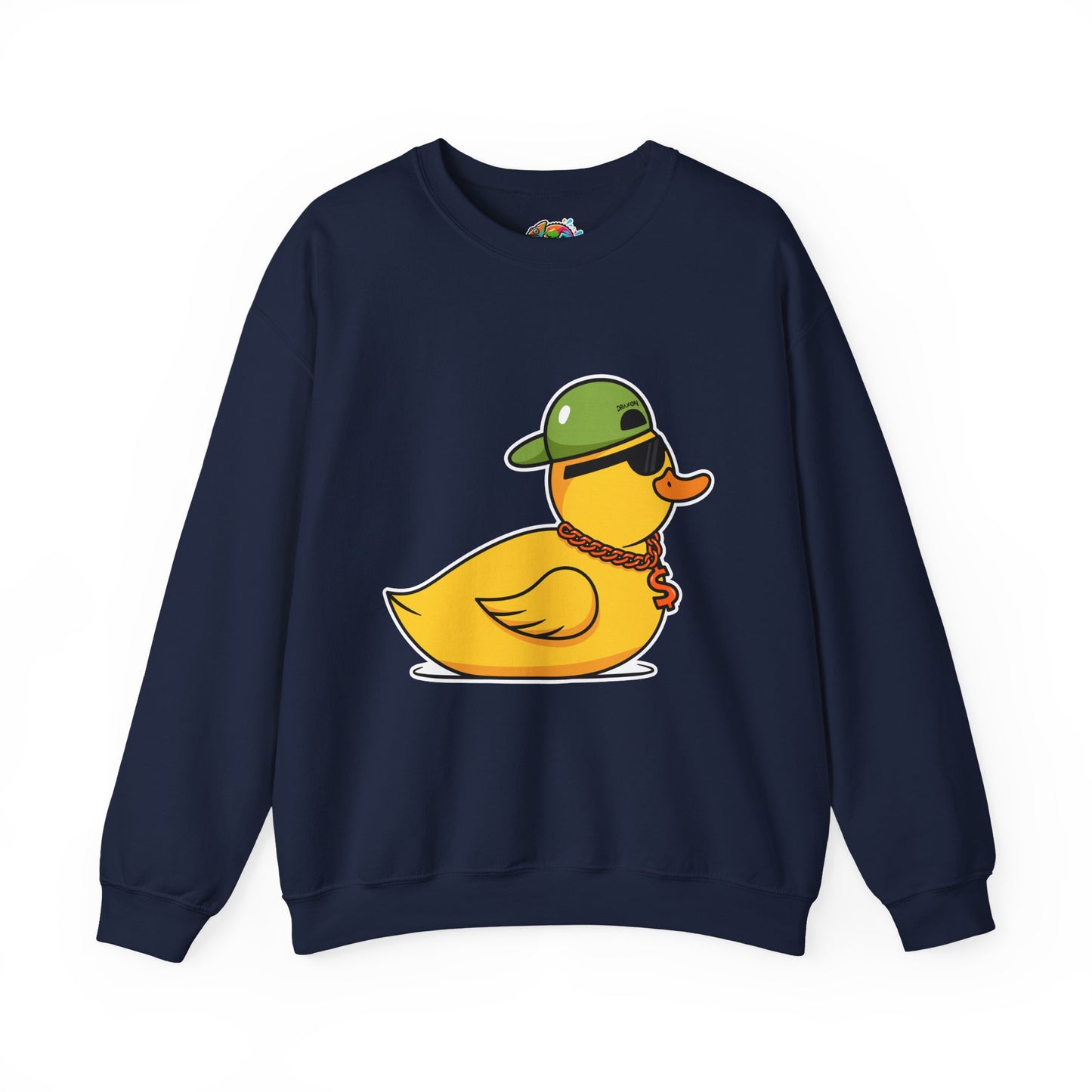Unisex Heavy Blend™ Crewneck Sweatshirt (Gangster Duck)