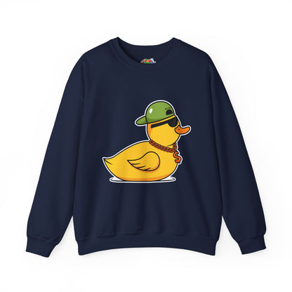 Unisex Heavy Blend™ Crewneck Sweatshirt (Gangster Duck)