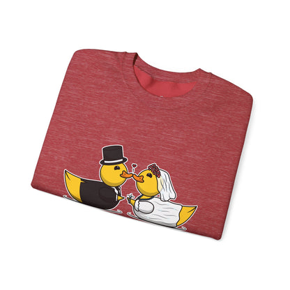 Unisex Heavy Blend™ Crewneck Sweatshirt (Wedding Ducks)