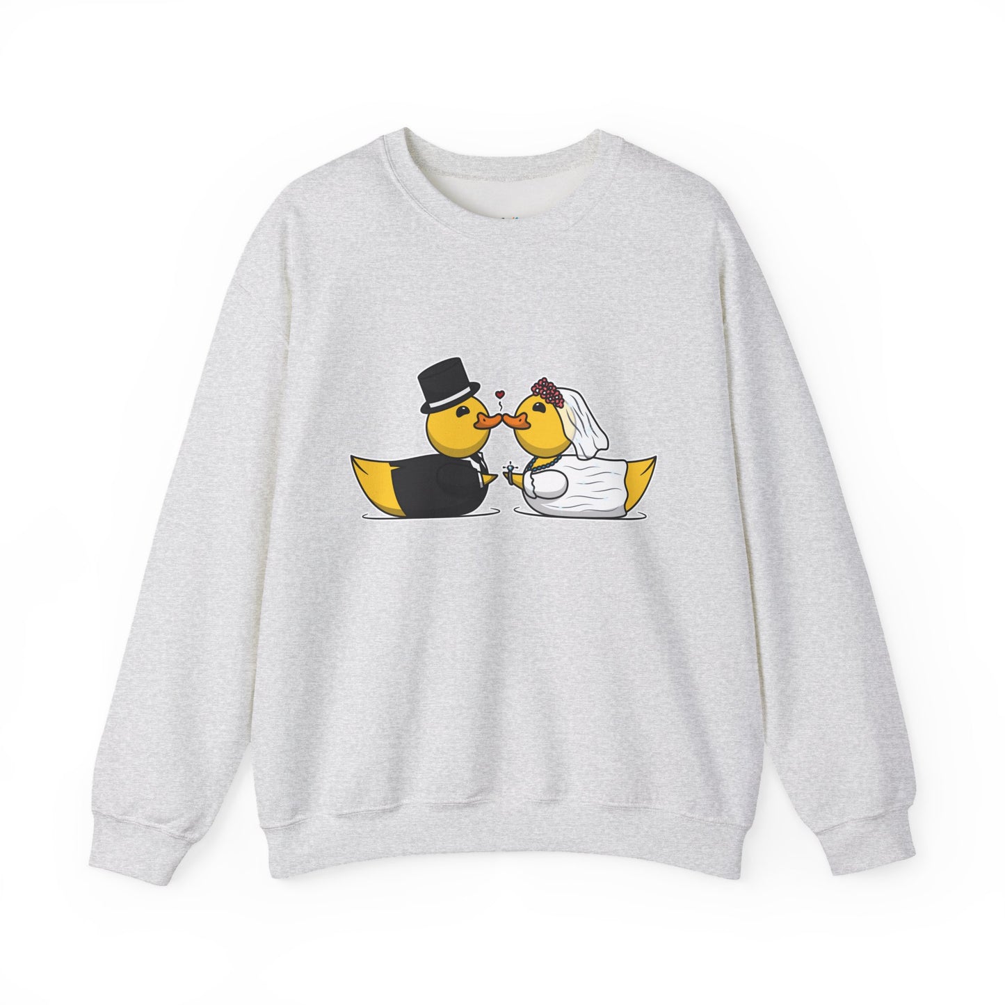 Unisex Heavy Blend™ Crewneck Sweatshirt (Wedding Ducks)