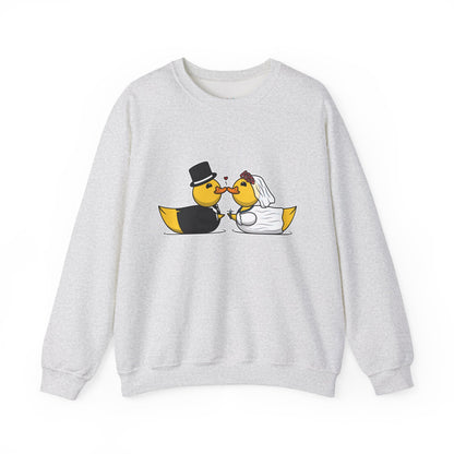 Unisex Heavy Blend™ Crewneck Sweatshirt (Wedding Ducks)
