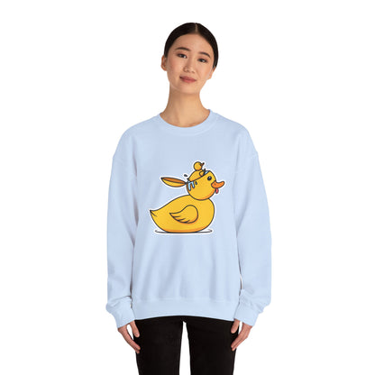 Unisex Heavy Blend™ Crewneck Sweatshirt (Duck Bird Brain)