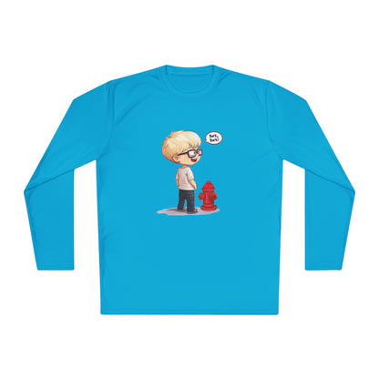 Unisex Lightweight Long Sleeve Tee (Bark Bark)