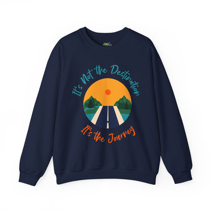 Unisex Heavy Blend™ Crewneck Sweatshirt (It's not Destination, It's Journey)