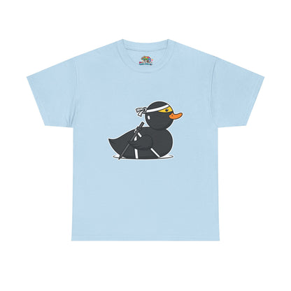 Unisex Heavy Cotton Tee (Ninja Duck)