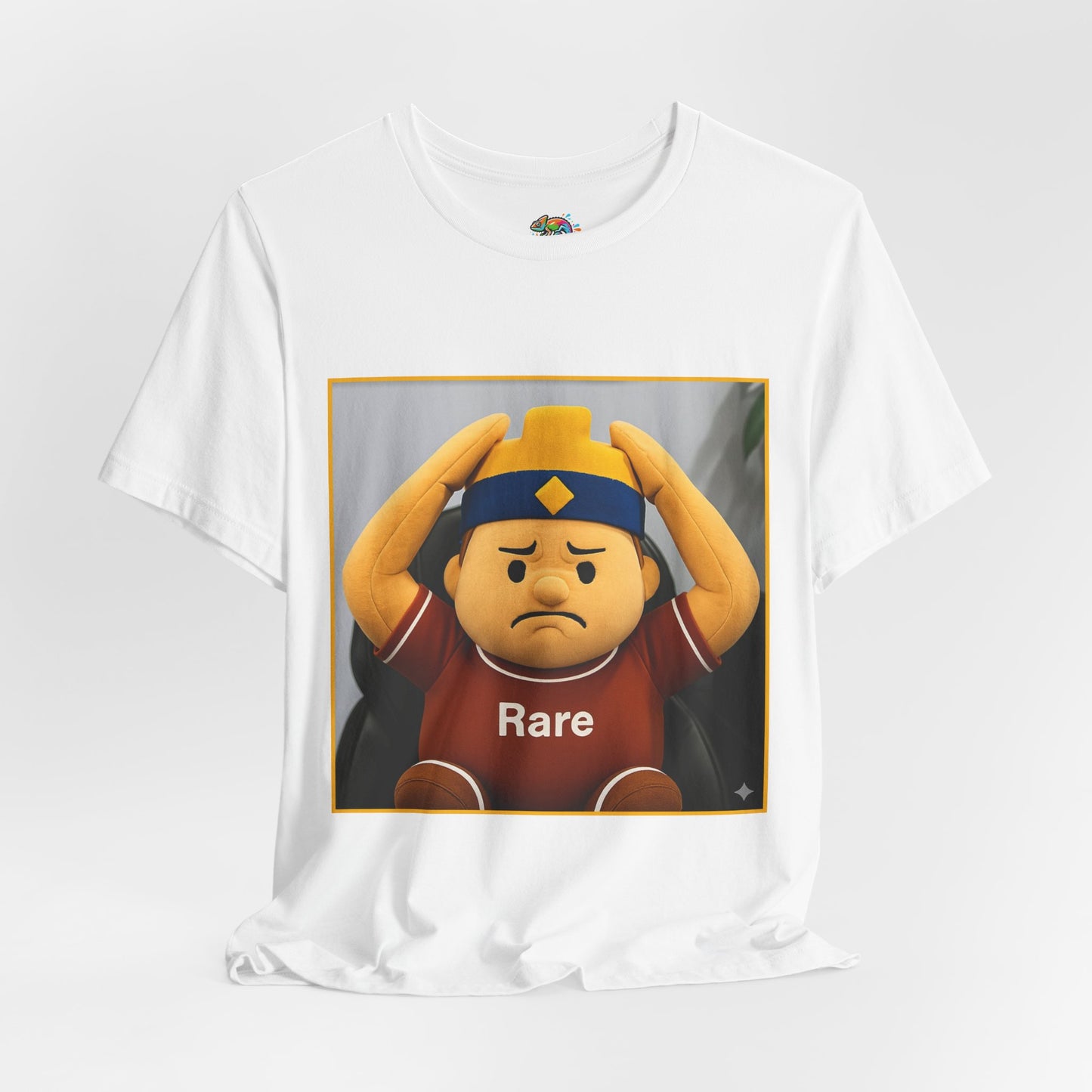 Rare Tee - Casual Unisex Jersey Short Sleeve Shirt with Playful Design (CLASH)